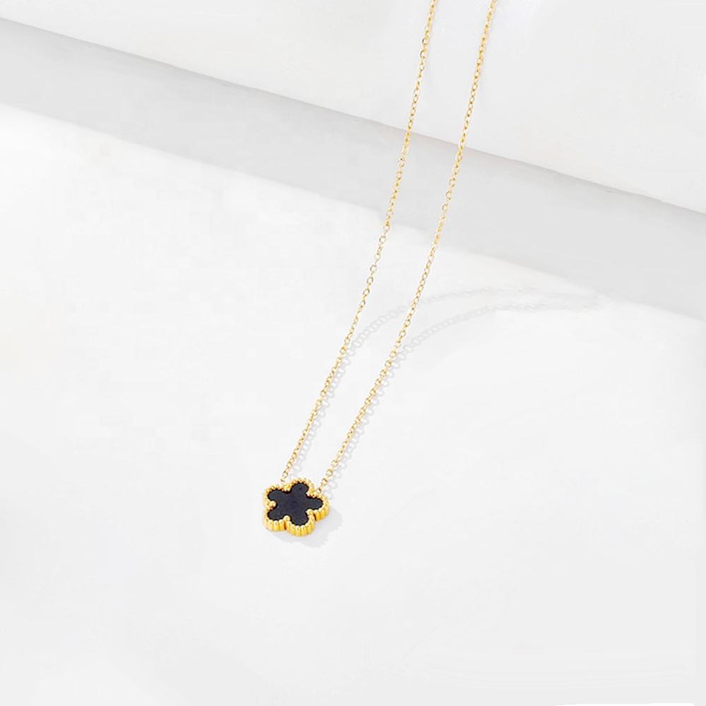 Black Vancleef Necklace